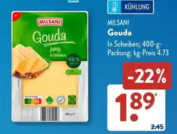 Aldi Süd MILSANI Gouda Angebot