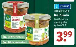 Aldi Süd NUR NUR NATUR Bio-Kimchi Angebot
