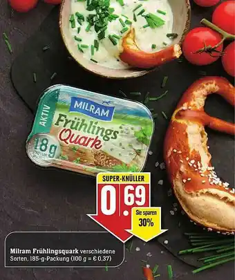 Scheck-in-Center Milram Frühlingsquark Angebot