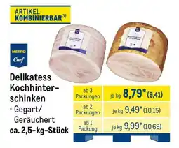 METRO Delikatess Kochhinterschinken Angebot