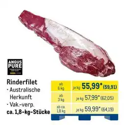 METRO Rinderfilet Angebot