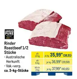 METRO Rinder Roastbeef 1/2 Stücke Angebot