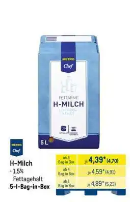 METRO H-Milch Angebot