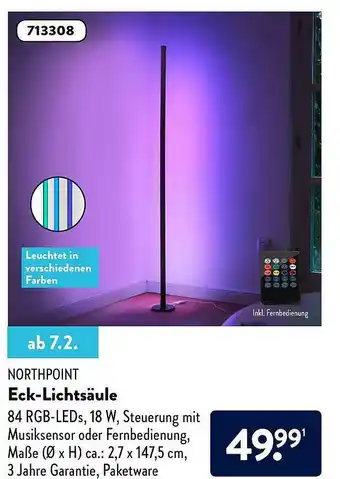 Aldi Nord Northpoint Eck-lichtsäule Angebot