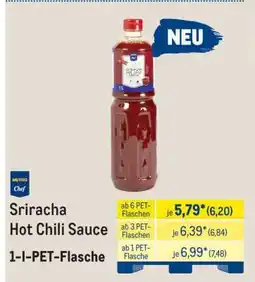 METRO Sriracha Hot Chili Sauce Angebot