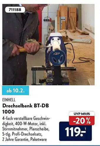 Aldi Nord Einhell Drechselbank Bt-db 1000 Angebot