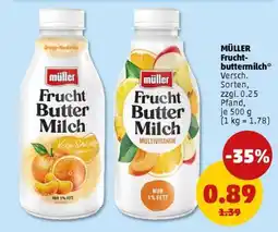 PENNY Müller Fruchtbuttermilch Angebot