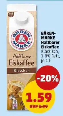 PENNY BÄREN-MARKE Haltbarer Eiskaffee Angebot