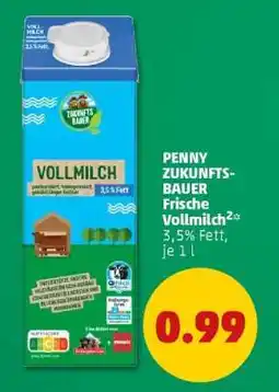 PENNY PENNY ZUKUNFTS-BAUER Frische Vollmilch Angebot