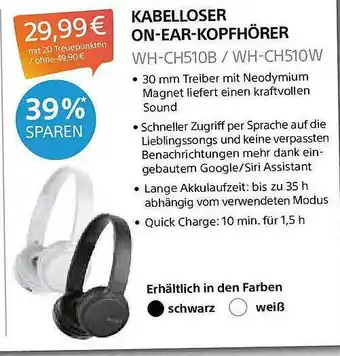 diska Kabelloser On Ear Kopfhörer Angebot