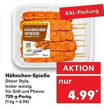 Kaufland Hähnchen-spieße Doner Style Angebot