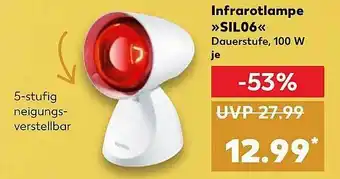 Kaufland Infrarotlampe Sil06 Angebot