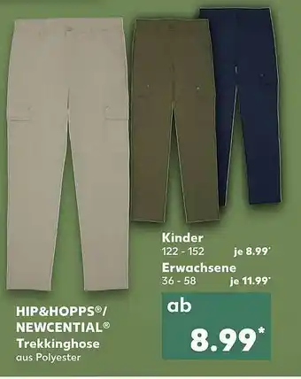 Kaufland Hip&hopps Oder Newcential Trekkinghose Kinder Oder Erwachsene Angebot