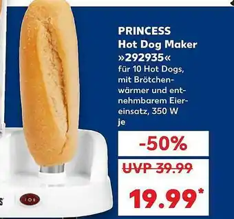 Kaufland Princess Hot Dog Maker 292935 Angebot