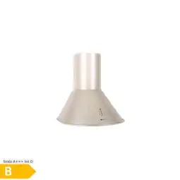 Netto Marken-Discount Lumio Primo Retro-Dunstabzugshaube 60cm 352 m³/h LED-Leuchten Champagner Angebot