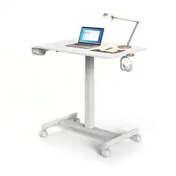 Netto Marken-Discount hjh OFFICE Stehschreibtisch Stand K MDF Platte, Gestell aus Stahl Angebot