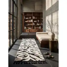Netto Marken-Discount Läufer Hochflor Monochrom 80 x 300 cm - MARA Kadima Design Angebot