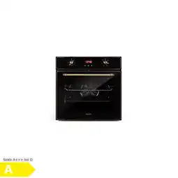 Netto Marken-Discount Elizabeth Einbaubackofen Retro 2200 Watt 70l Messingoptik Display Angebot