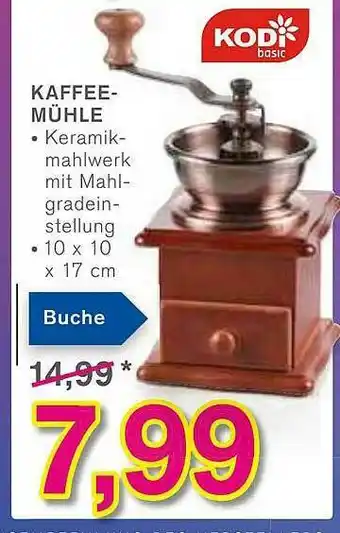 KODi Kaffee-mühle Kodi Angebot