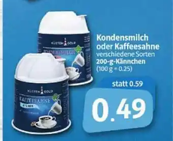 Markant Markt Kondensmilch Oder Kaffeesahne Angebot