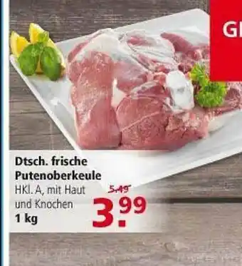 Multi Markt Dtsch Ffrische Putenoberkeule Angebot