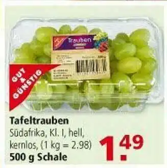 Multi Markt Tafeltrauben Gut & Günstig Angebot