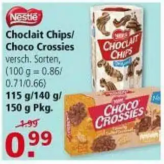 Multi Markt Nestle Choclait Chips Choco Croissies Angebot