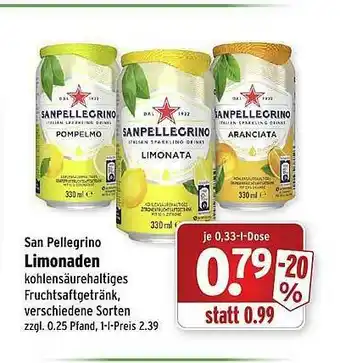 Wasgau San Pellegrino Limonaden Angebot