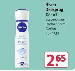Rossmann Nivea Deospray Angebot