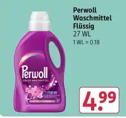 Rossmann Perwoll Waschmittel Flüssig Angebot