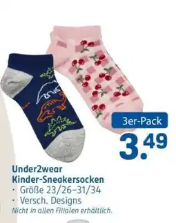 Rossmann Under2wear Kinder-Sneakersocken Angebot