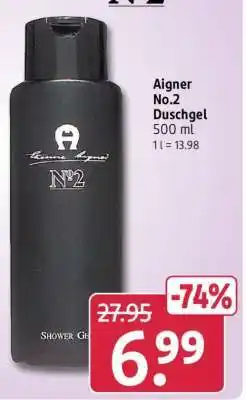 Rossmann Aigner No. 2 Duschgel Angebot