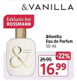 Rossmann Vanilla Eau de Parfum Angebot