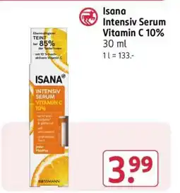 Rossmann ISANA Intensiv Serum Vitamin C 10% Angebot