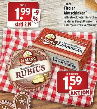 Wasgau Handi Tiroler Almschinken Angebot