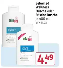 Rossmann Sebamed Wellness Dusche oder Frische Dusche Angebot