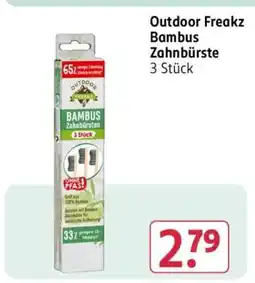 Rossmann Outdoor Freakz Bambus Zahnbürste 3 Stück Angebot
