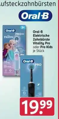 Rossmann Oral-B Elektrische Zahnbürste Vitality Pro oder Pro Kids Angebot