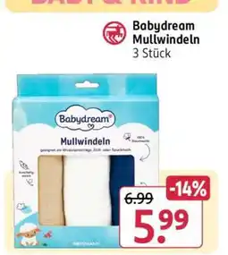 Rossmann Babydream Mullwindeln Angebot