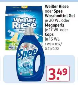 Rossmann Spee Waschmittel Gel Angebot