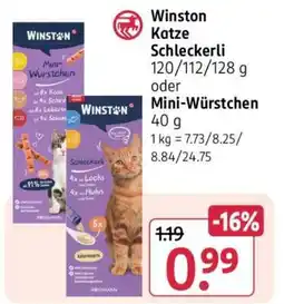 Rossmann Winston Katze Schleckerli Angebot