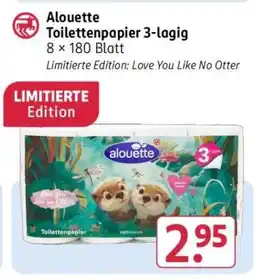 Rossmann alouette Toilettenpapier 3-lagig Angebot