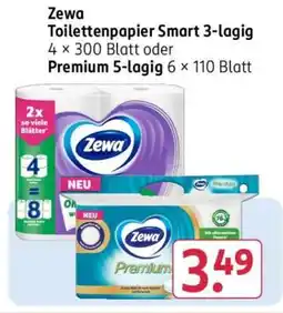 Rossmann Zewa Toilettenpapier Smart 3-lagig Angebot