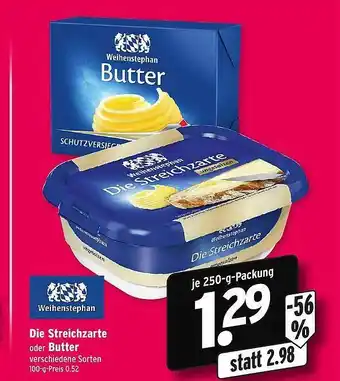 Wasgau Weihenstephan Die Streichzarte Oder Butter Angebot