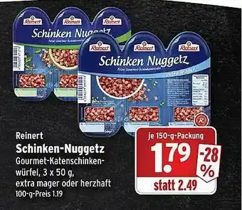 Wasgau Reinert Schinken-nuggetz Angebot