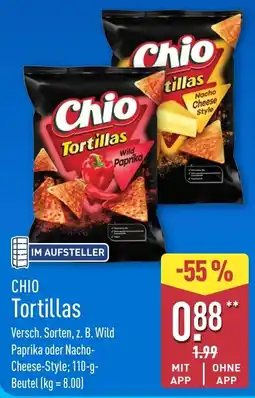 Aldi Nord CHIO Tortillas Angebot