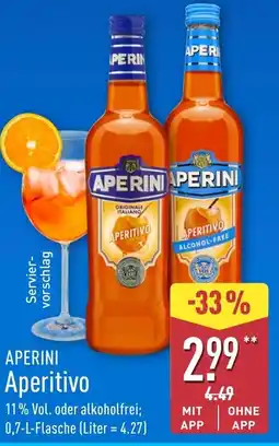Aldi Nord APERINI Aperitivo Angebot