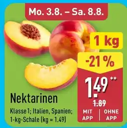 Aldi Nord Nektarinen Angebot