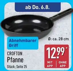 Aldi Nord CROFTON Pfanne Angebot