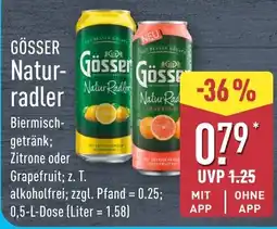 Aldi Nord Gösser Naturradler Angebot